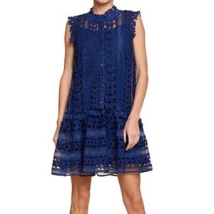 Ciebon Cara Butterfly Lace Shift Dress